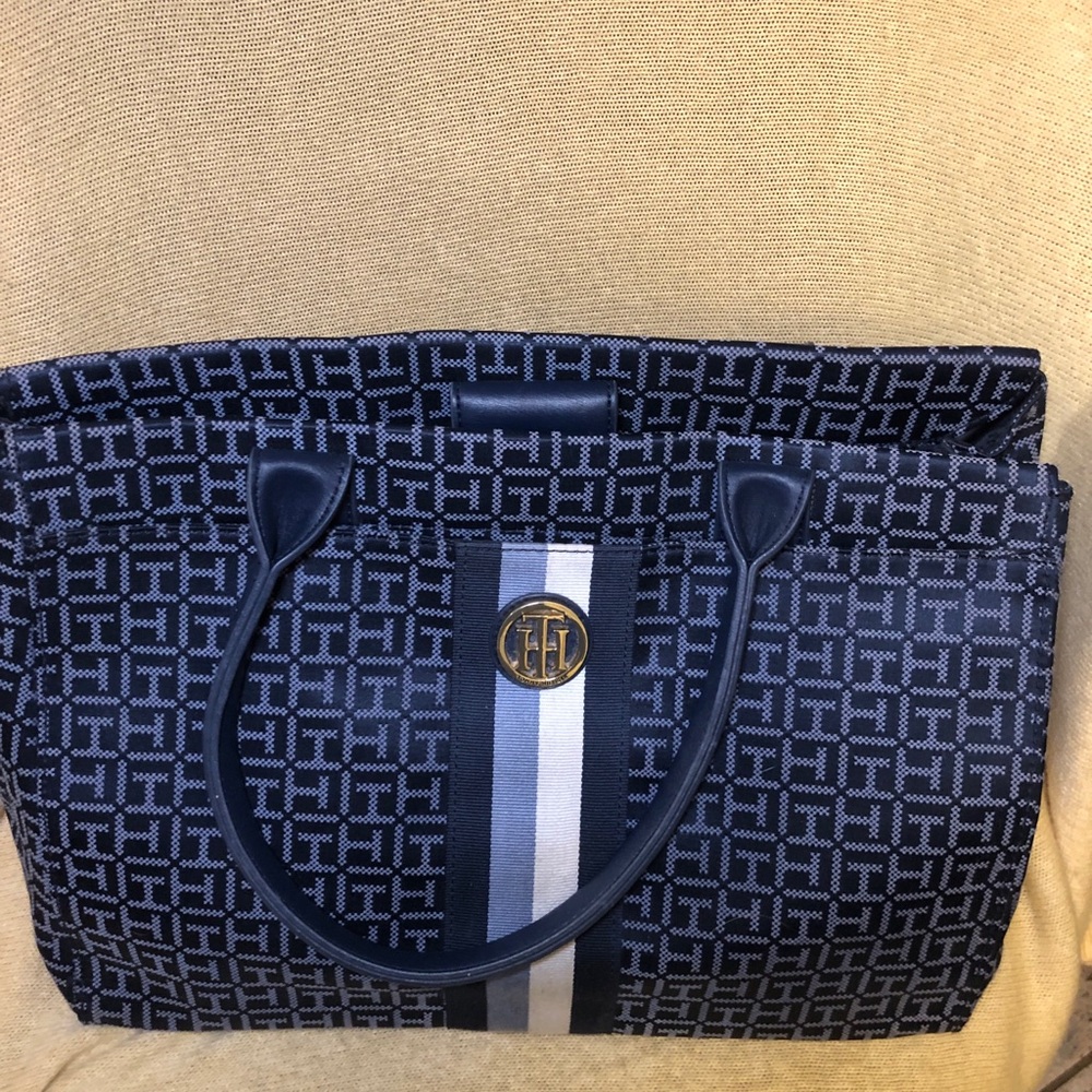 Tommy Hilfiger Navy Blue Tote Bag